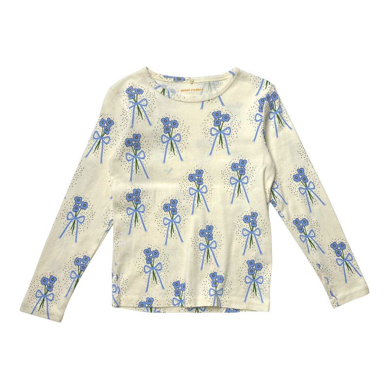 Mini Rodini shirt, flowers | 116/122cm