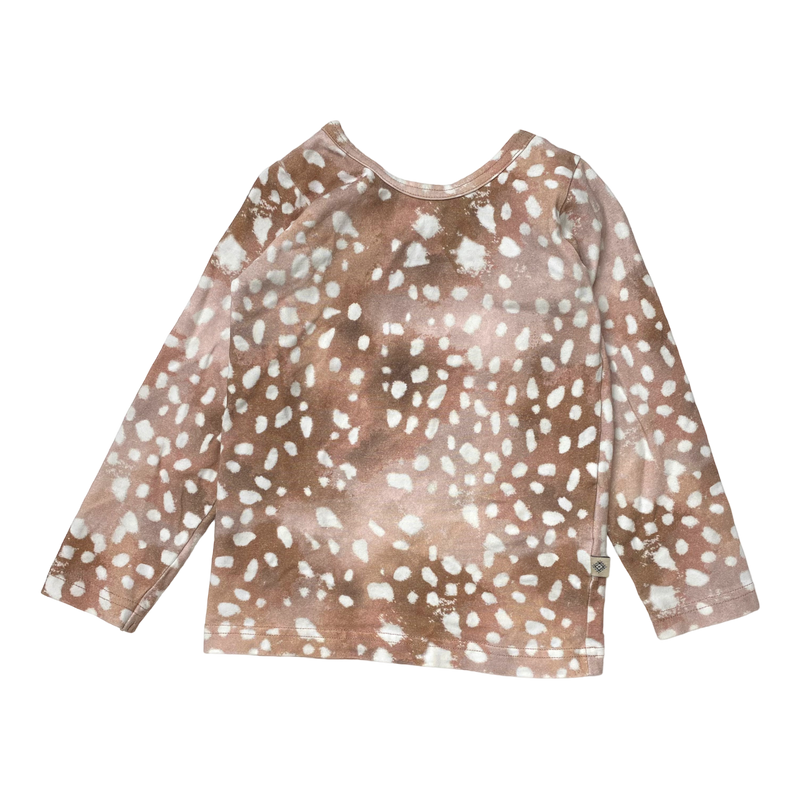 Kaiko cross shirt, copper bambi | 86/92cm