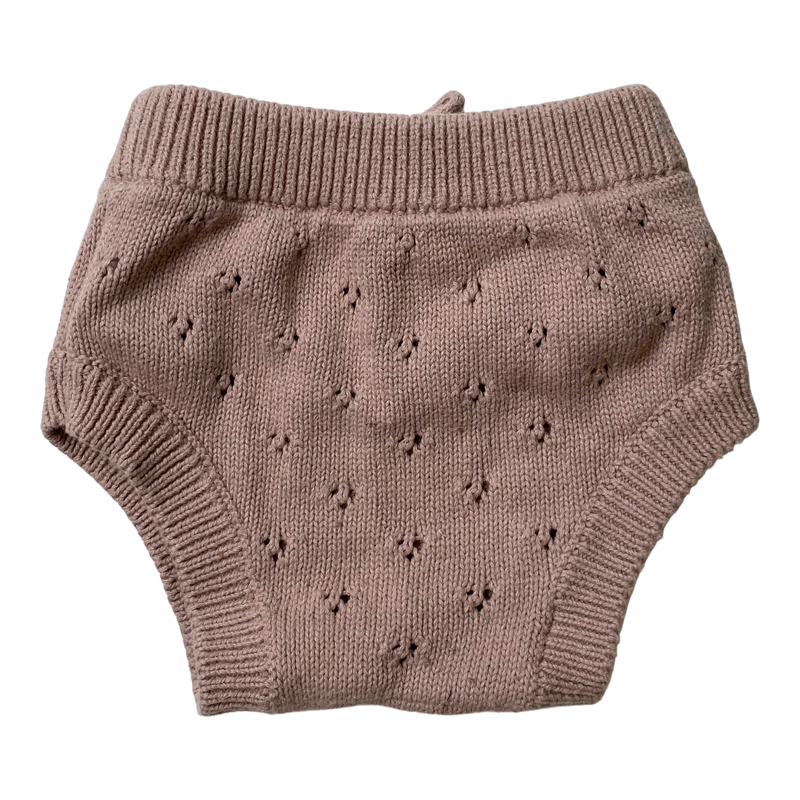 Jamie Kay knitted bloomers, almond | 6-12m