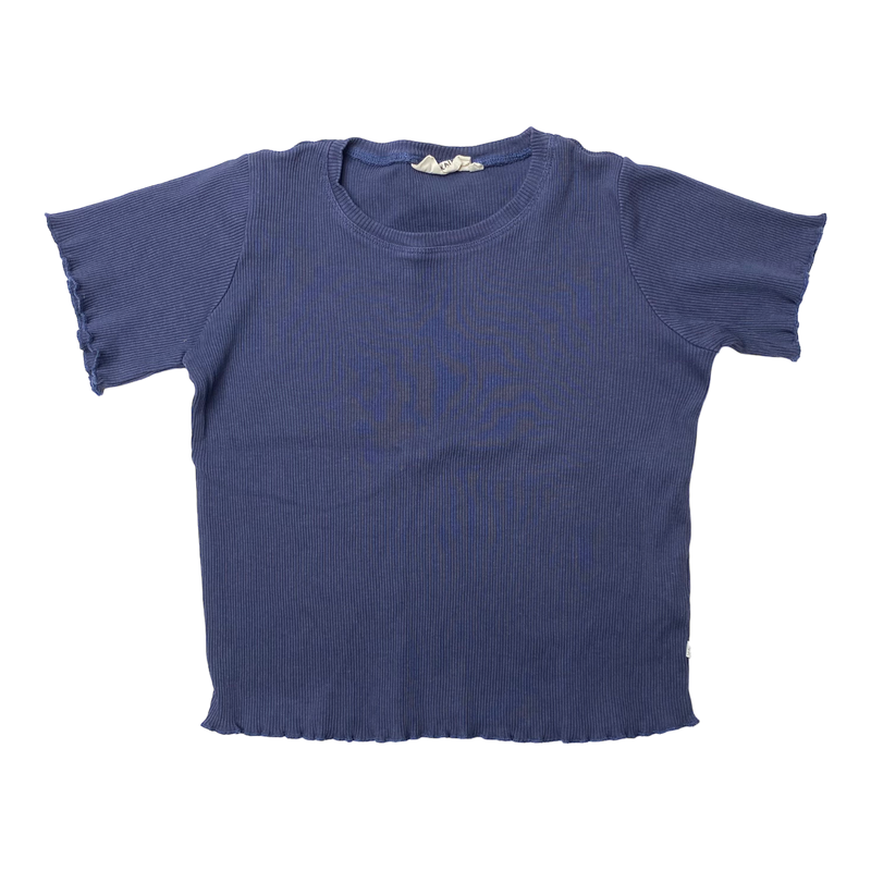 Kaiko rib t-shirt, midnight blue | 122/128cm