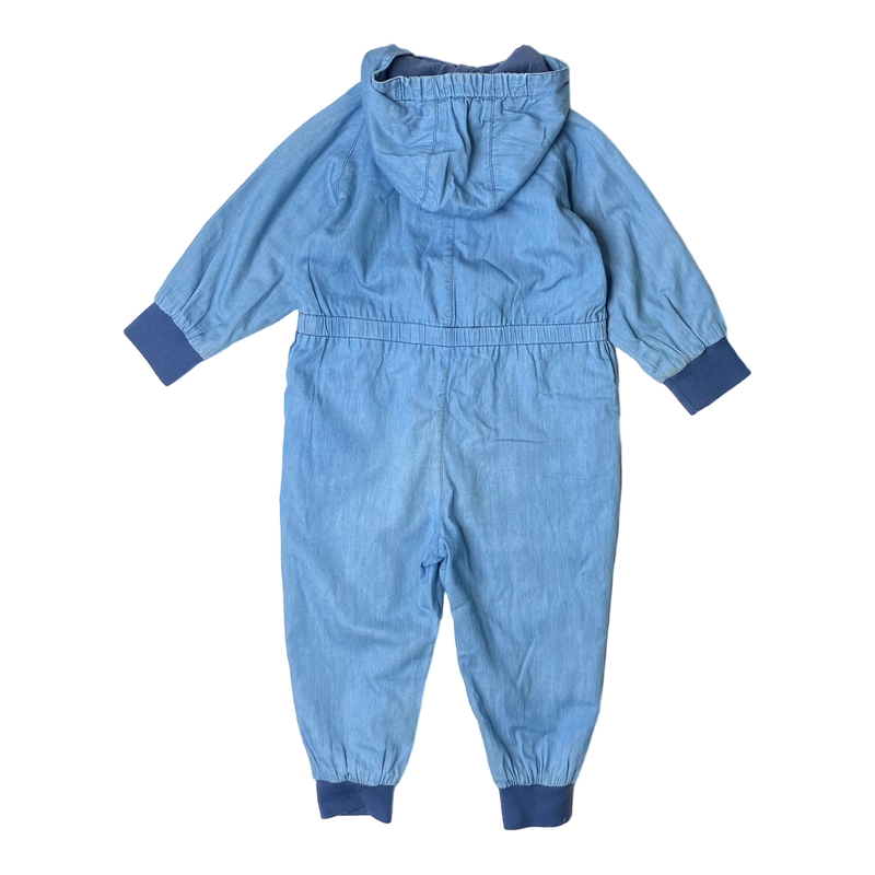 Mini Rodini summer overall, denim | 92/98cm