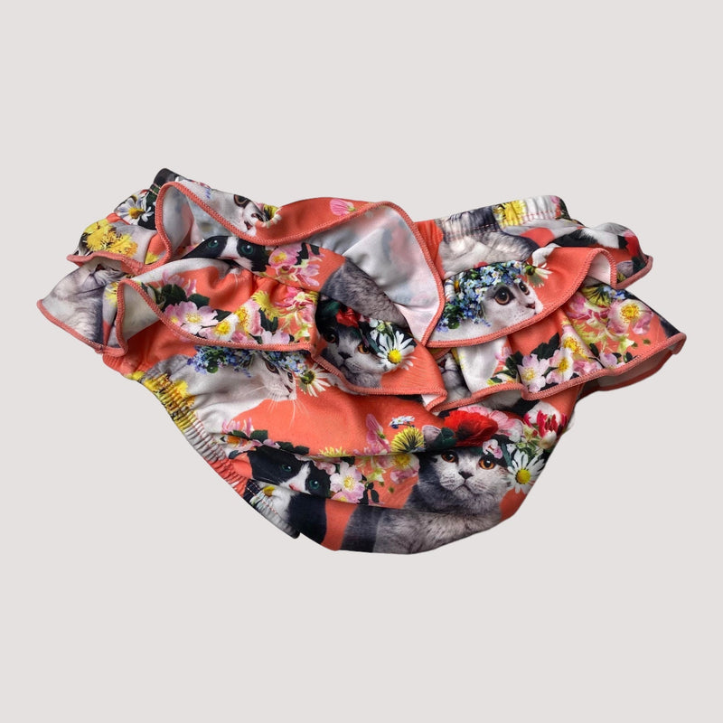 Molo swim bottoms, flower power cats | 98/104cm