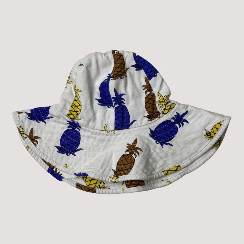 Mini Rodini summer hat, pineapple | 52/54cm