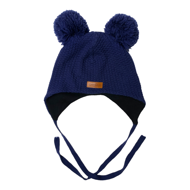 Gugguu merino beanie, midnight blue | 46/48cm