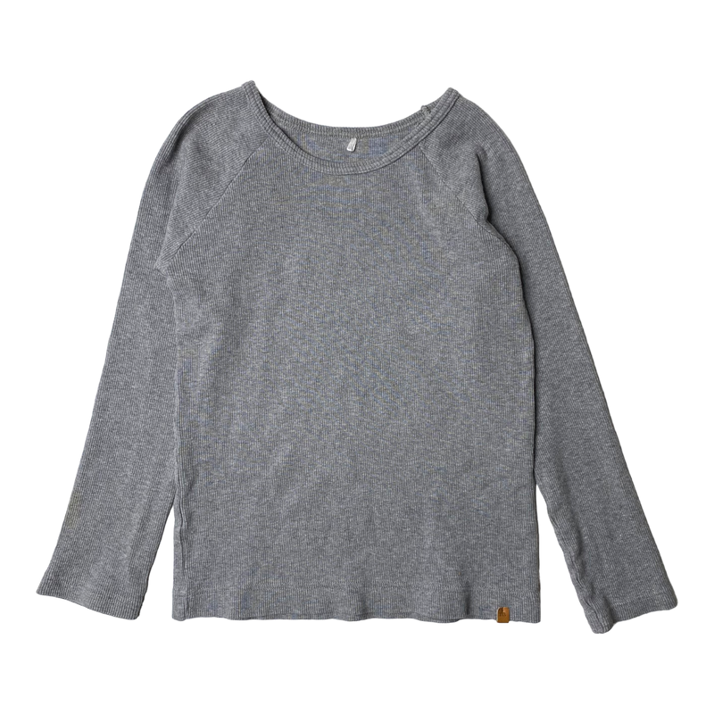 Metsola rib shirt, gray | 122cm