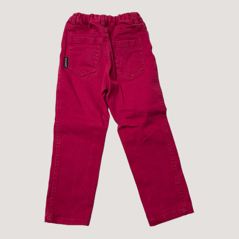 Marimekko jeans, rasberry | 98cm