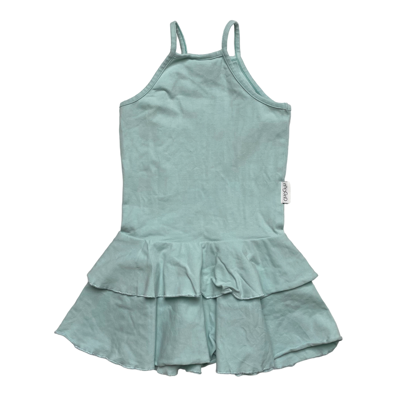 Gugguu spagetti frilla dress, sky blue | 92cm