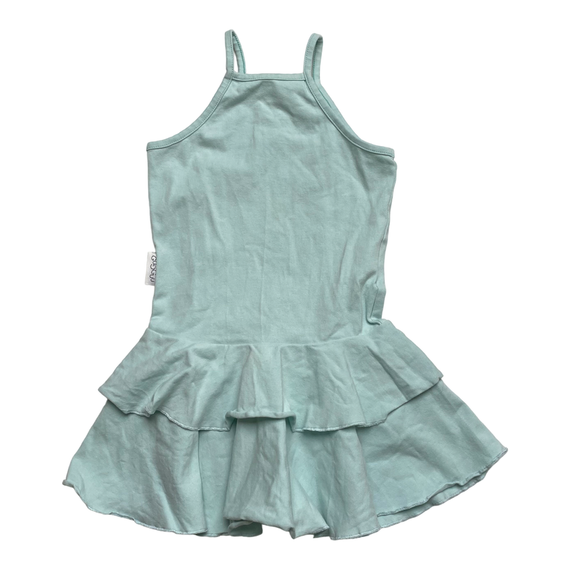 Gugguu spagetti frilla dress, sky blue | 92cm