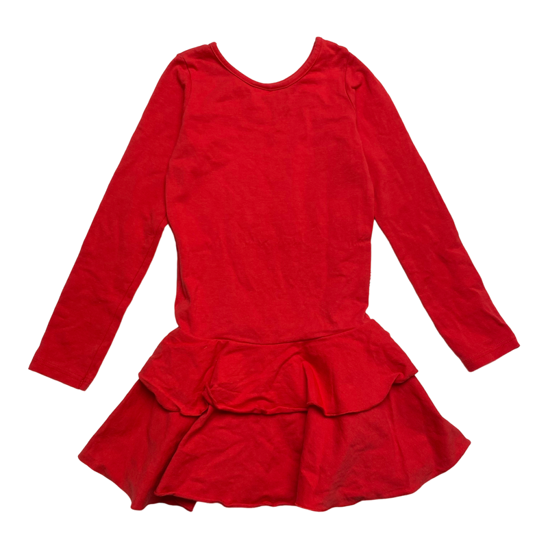 Gugguu frilla dress, red | 92cm