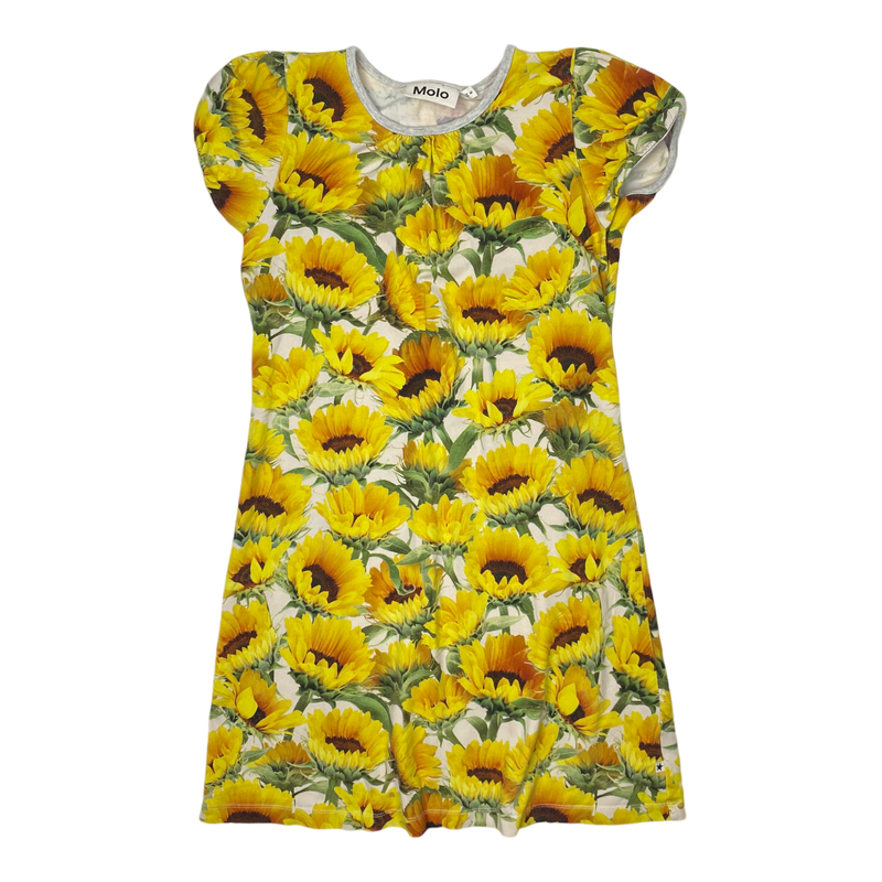 Molo camelia dress, sunflower fields | 134/140cm