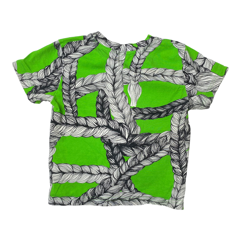 Vimma letti t-shirt, lime green | 80cm