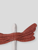 leinen wanddeko libelle design