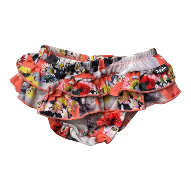 Molo swim bottoms, flower power cats | 98/104cm