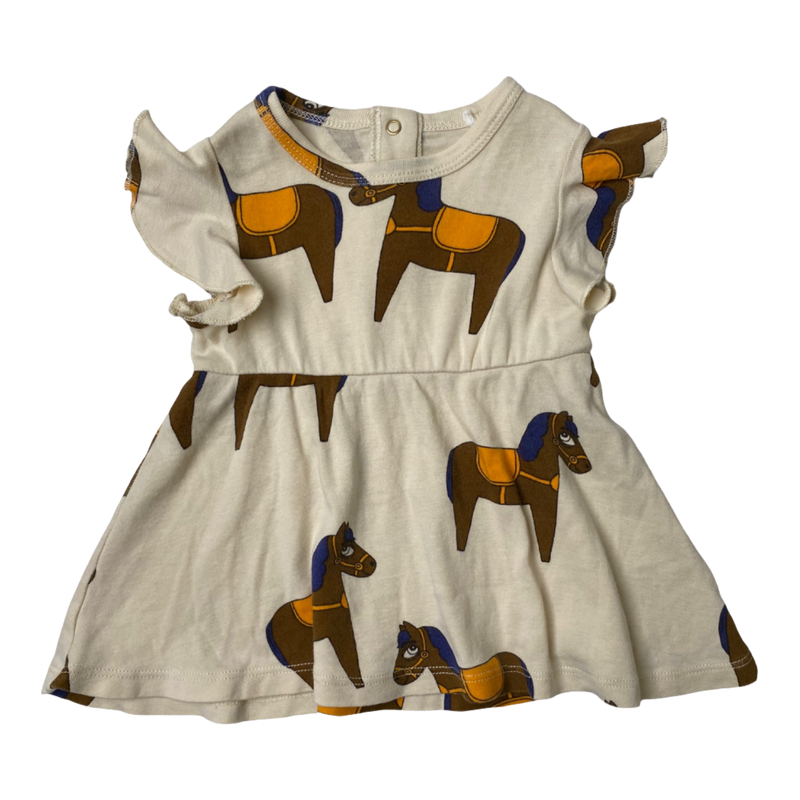 Mini Rodini dress, horse | 56/62cm
