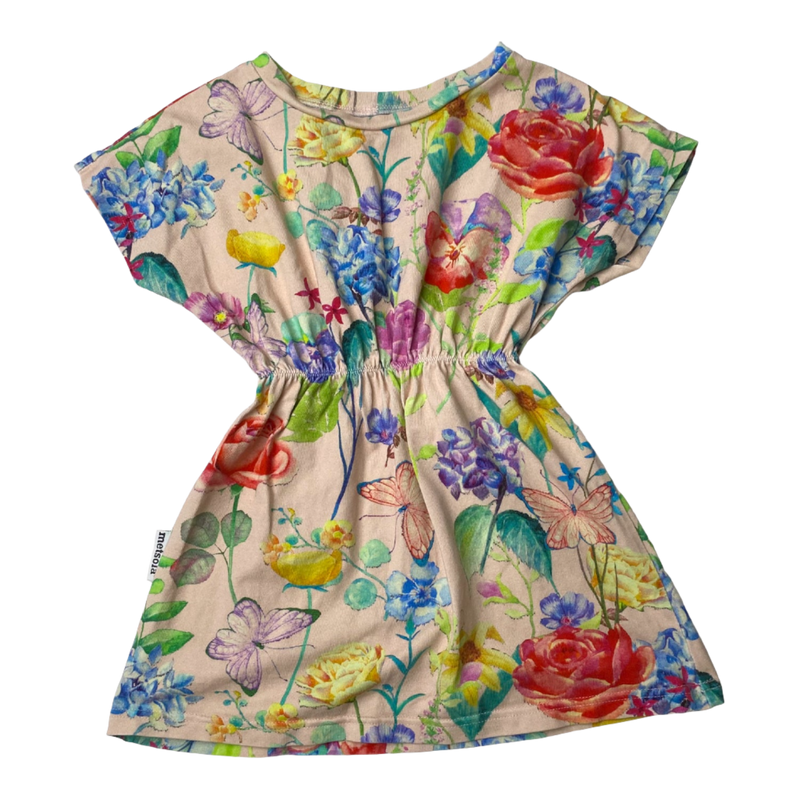 Metsola sleeveless dress, flower | 86/92cm