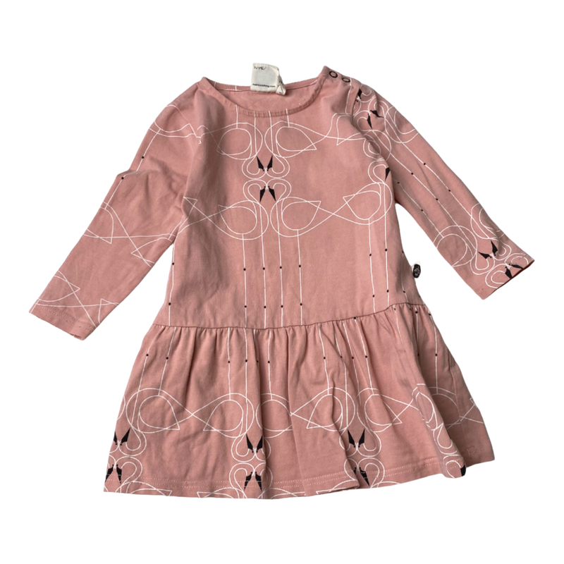 Mainio dress, pink | 74/80cm