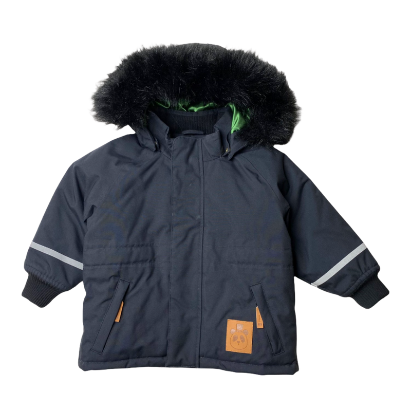 Mini Rodini K2 winter parka, black | 80/86cm 