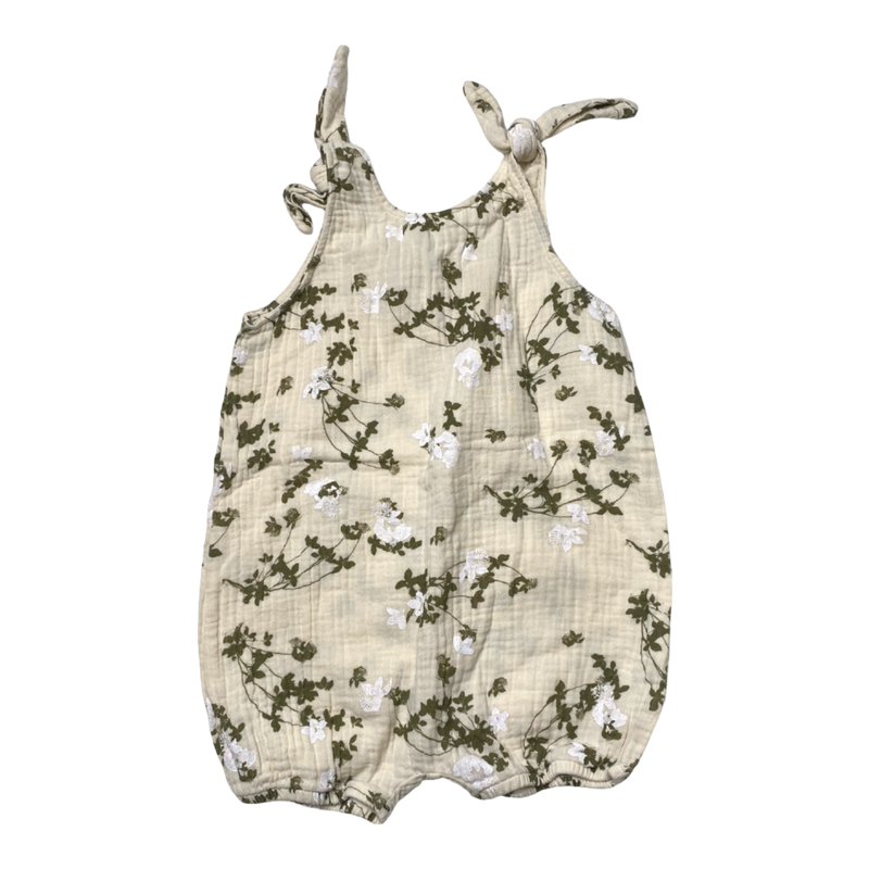 Kaiko muslin balloon playsuit, flowers | 62/68cm