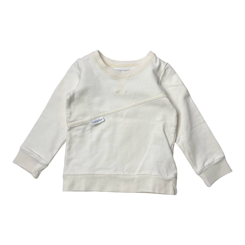 Gugguu sweat shirt, ivory | 80cm