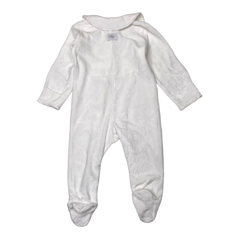 Gugguu terry jumpsuit, white | 74cm