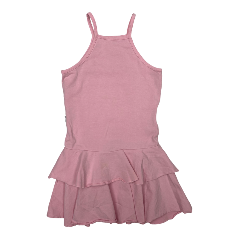 Gugguu spagetti frilla dress, pink | 92cm