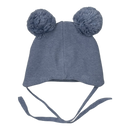 Metsola knitted cotton beanie, blue | 2-6m