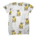 Blaa t-shirt, octopus | 122/128cm