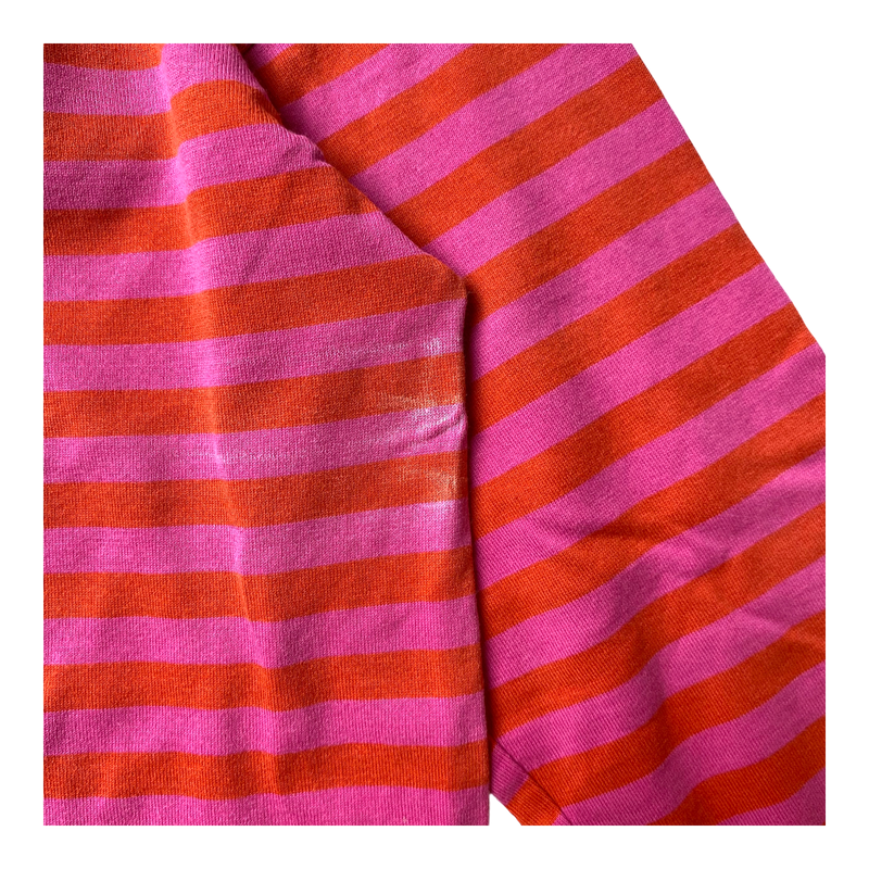 Marimekko stripe shirt, red & pink | 120cm