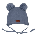 Metsola knitted cotton beanie, blue | 2-6m