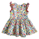 Kurzarm Kleid Flower Field (104)