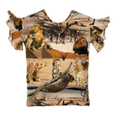 Gugguu frill t-shirt, animal | 80cm