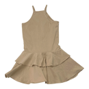 Gugguu spagetti frilla dress, wheat | 110cm