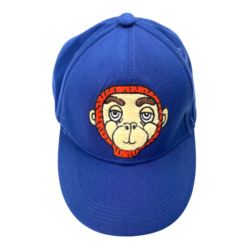 Mini Rodini monkey cap, blue | 48/50cm