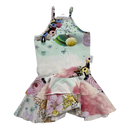 Gugguu spagetti frilla dress, candy | 80cm