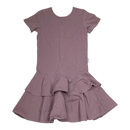 Gugguu t-shirt frilla dress, lavender | 140cm