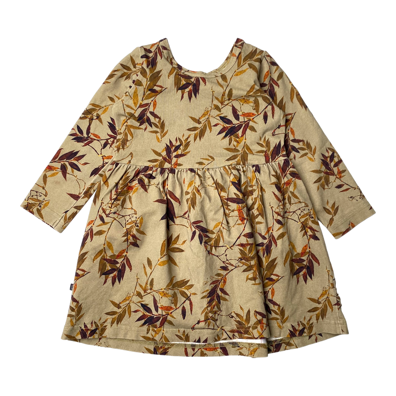 Kaiko dress, golden bottany | 74/80cm