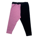 Gugguu block leggings, black and pink | 62cm