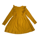 Mainio frill dress, yellow | 134/140cm