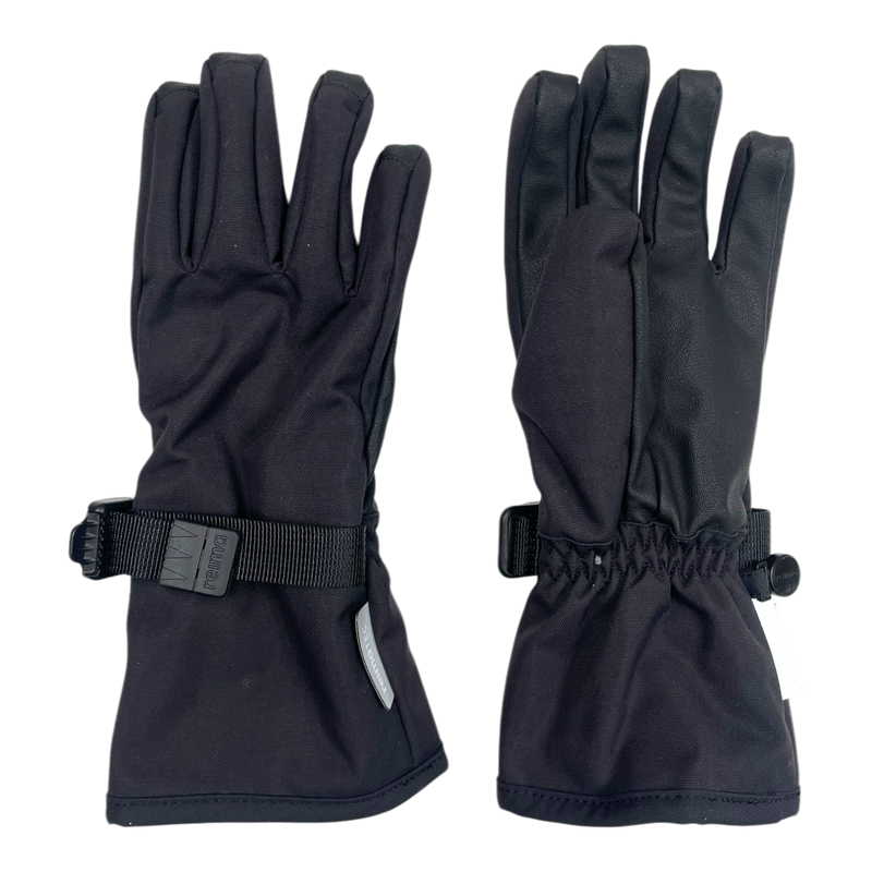 Reima pivo gloves, black | 8-10y