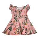 Metsola frill dress, flowers | 86/92cm