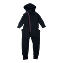 Gugguu sweat jumpsuit, black | 116cm