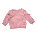 Gugguu frill sweatshirt, pink | 80cm