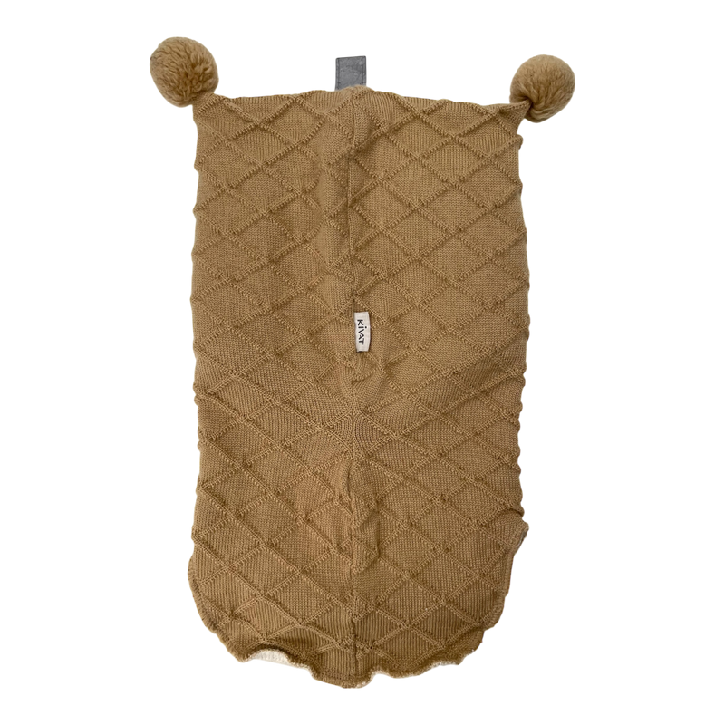 Kivat wool balaclava, beige | 5-8y