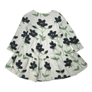 Mainio jacquard dress, flowers | 110/116cm
