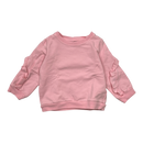 Gugguu frill sweatshirt, pink | 80cm