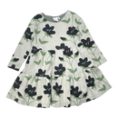 Mainio jacquard dress, flowers | 110/116cm