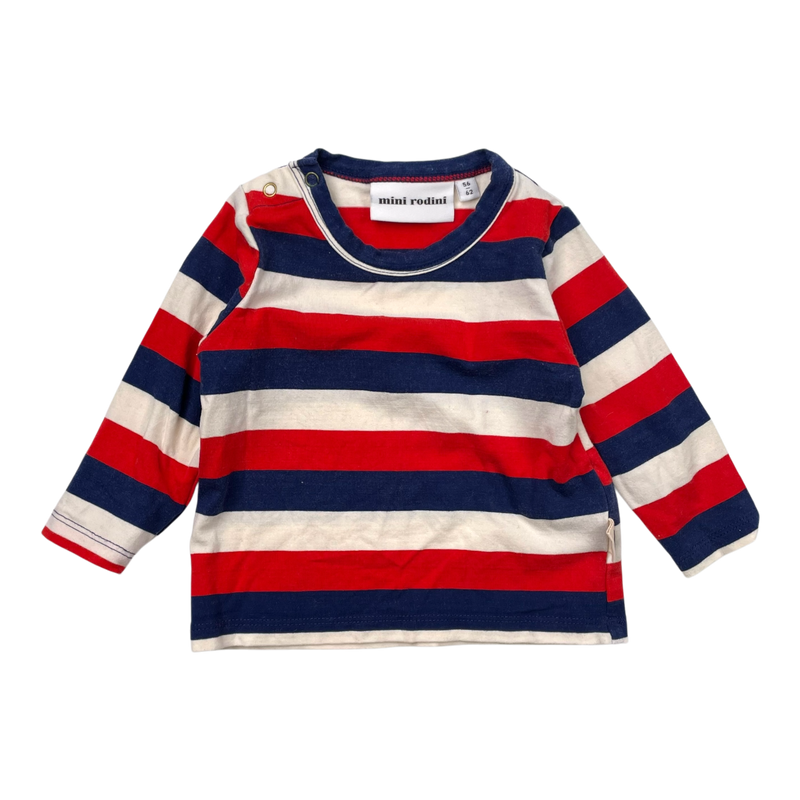 Mini Rodini shirt, stripes | 56/62cm