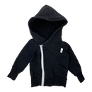 Gugguu zipper hoodie, black | 80cm