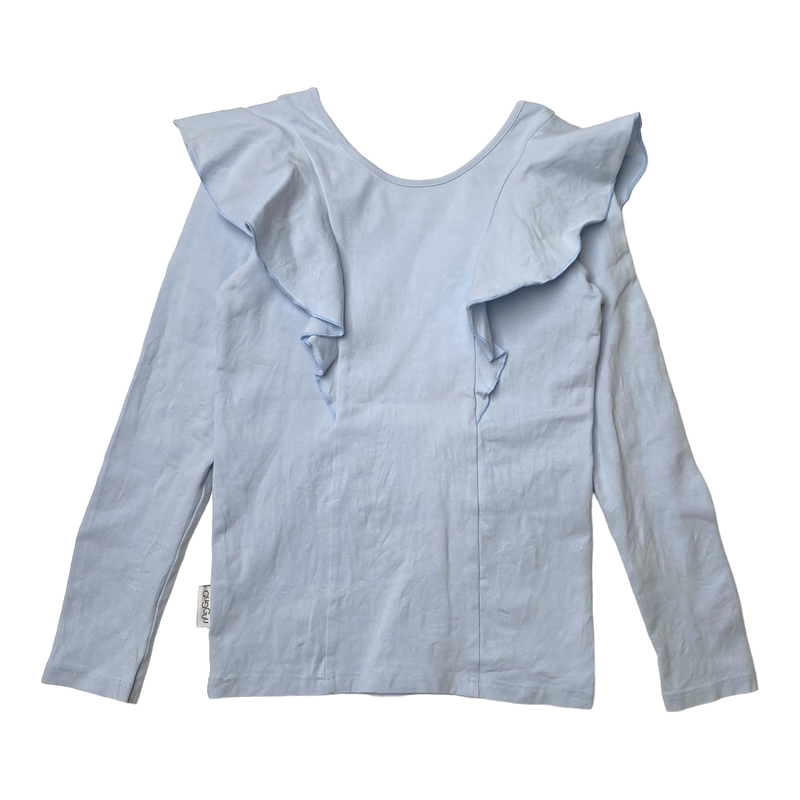 Gugguu frilla shirt, baby blue | 122cm