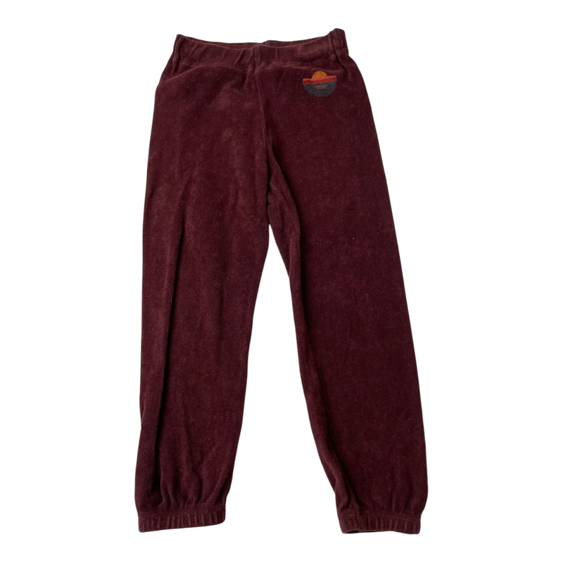 Mainio terry pants, dark brown | 110/116cm